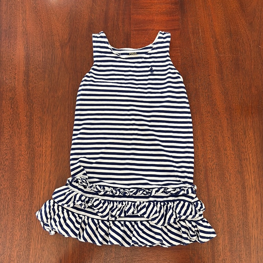 Ralph Lauren Cotton Ruffle Dress
